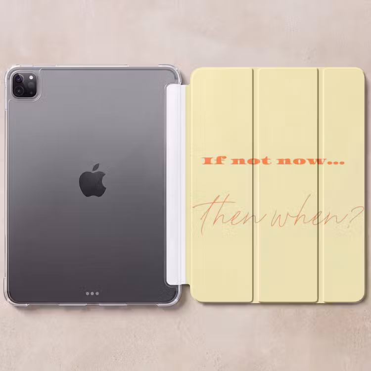 iPad-Hülle - Gelb - Orange - wenn nicht jetzt, wann dann — 6
