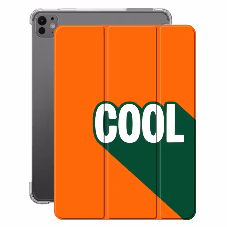 iPad-Hülle - Kühl - Orange - Grün — 1