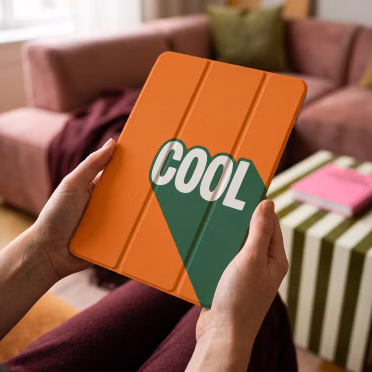 iPad-Hülle - Kühl - Orange - Grün — 4