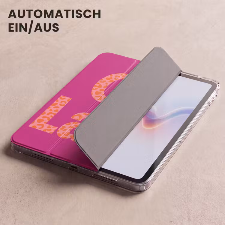 iPad-Hülle - Oh la la - Leopardenmuster - Rosa — 5