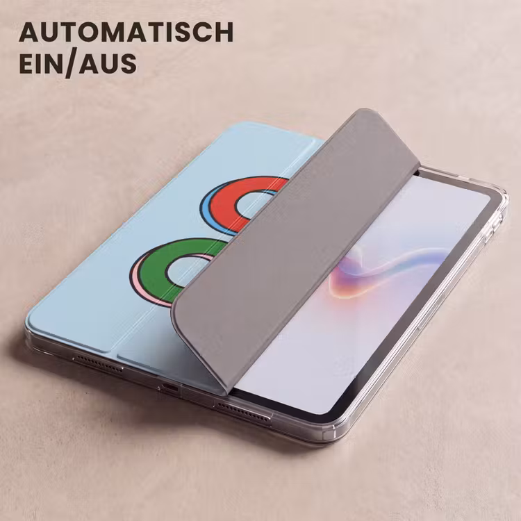 iPad-Hülle - Oh ok - Blau - Farbenfroh — 5