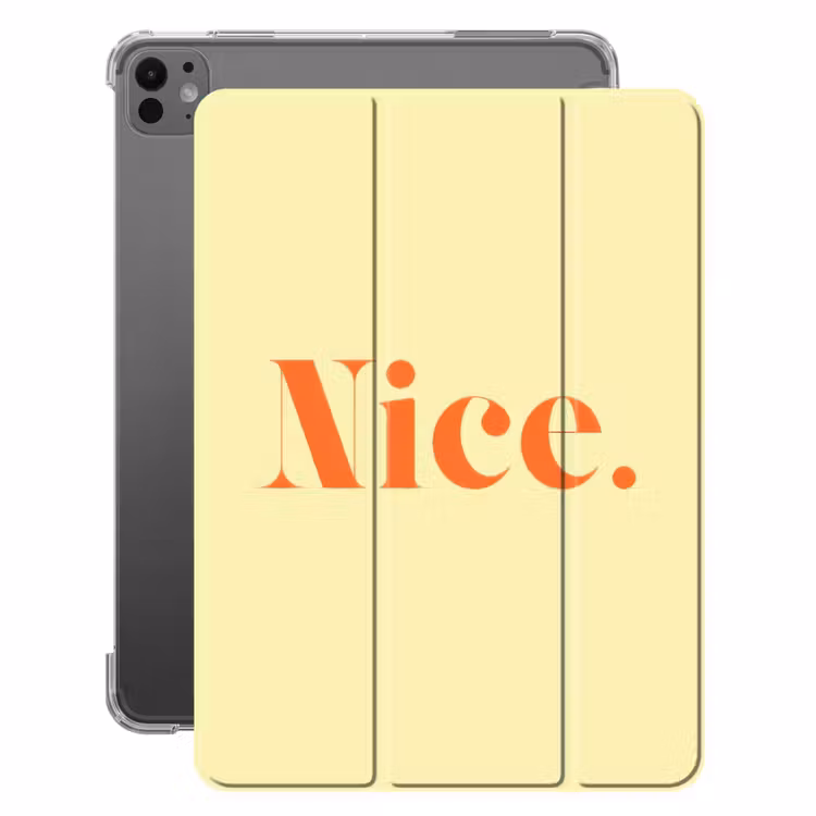 iPad-Hülle - Schön - Orange - Gelb - Minimalistisch — 1