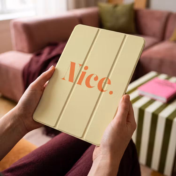 iPad-Hülle - Schön - Orange - Gelb - Minimalistisch — 4