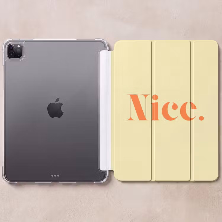 iPad-Hülle - Schön - Orange - Gelb - Minimalistisch — 6