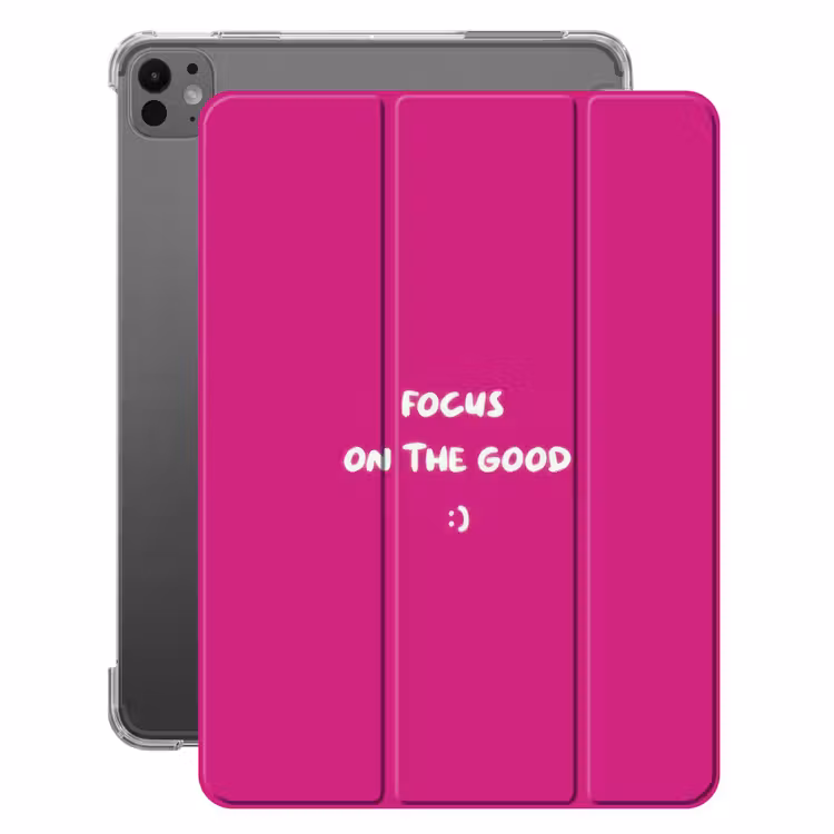 iPad-Hülle - Fokus - Smiley - Rosa — 1