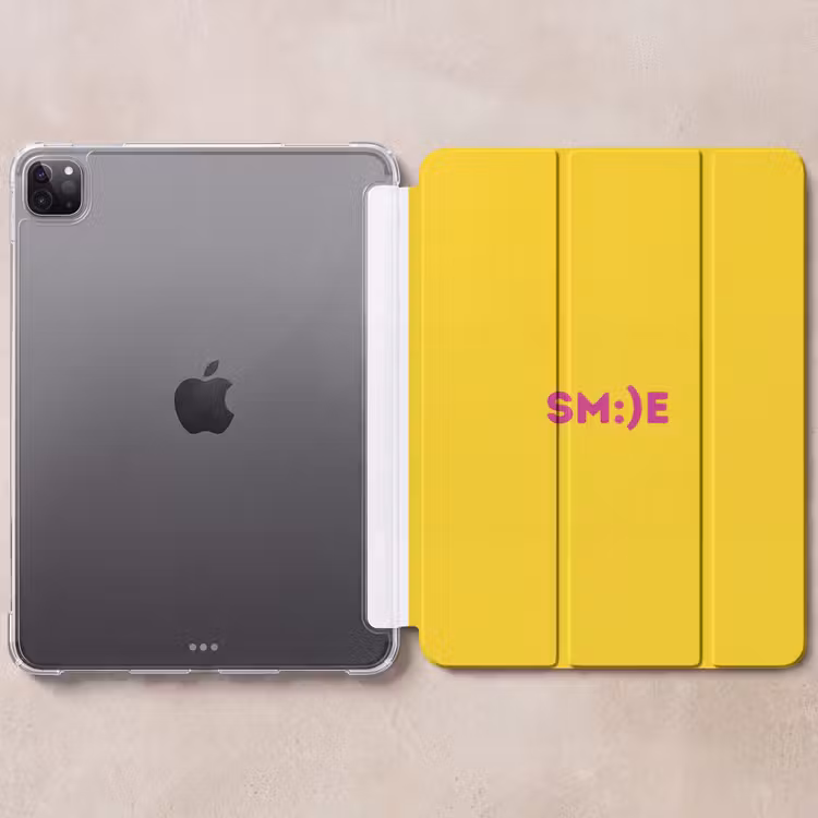 iPad-Hülle - Lächeln - Rosa - Gelb — 6