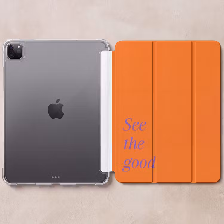 iPad-Hülle - Zu gut sehen - Lila - Orange — 6