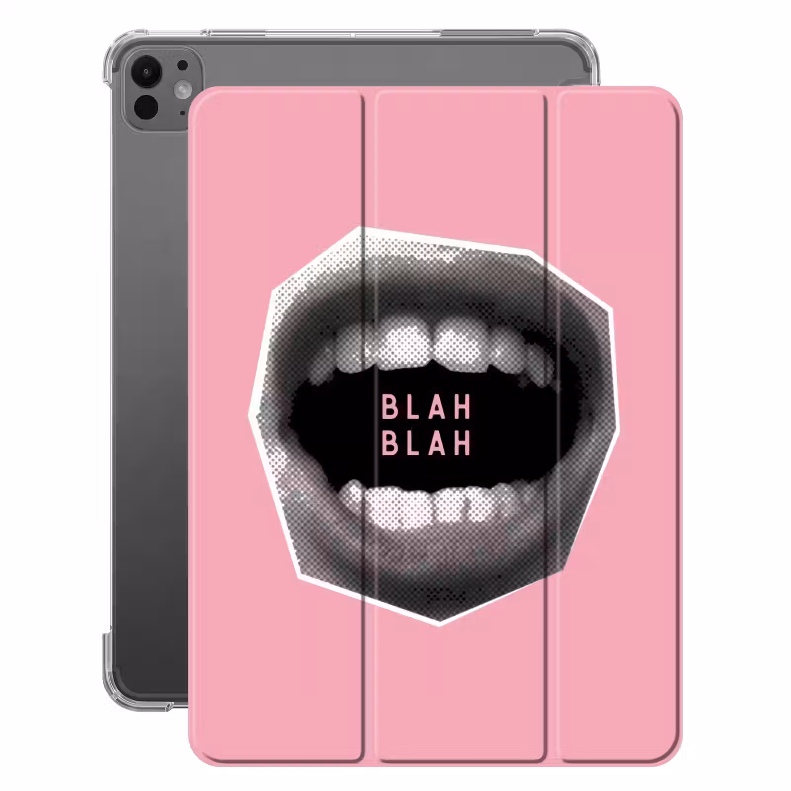 iPad-Hülle - Mund - BLAH BLAH - Rosa — 1