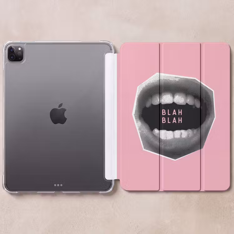 iPad-Hülle - Mund - BLAH BLAH - Rosa — 6