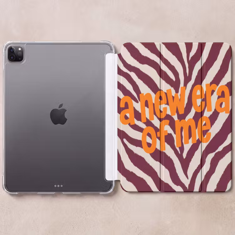 iPad-Hülle - New era - Bordeaux - Zebradruck — 6