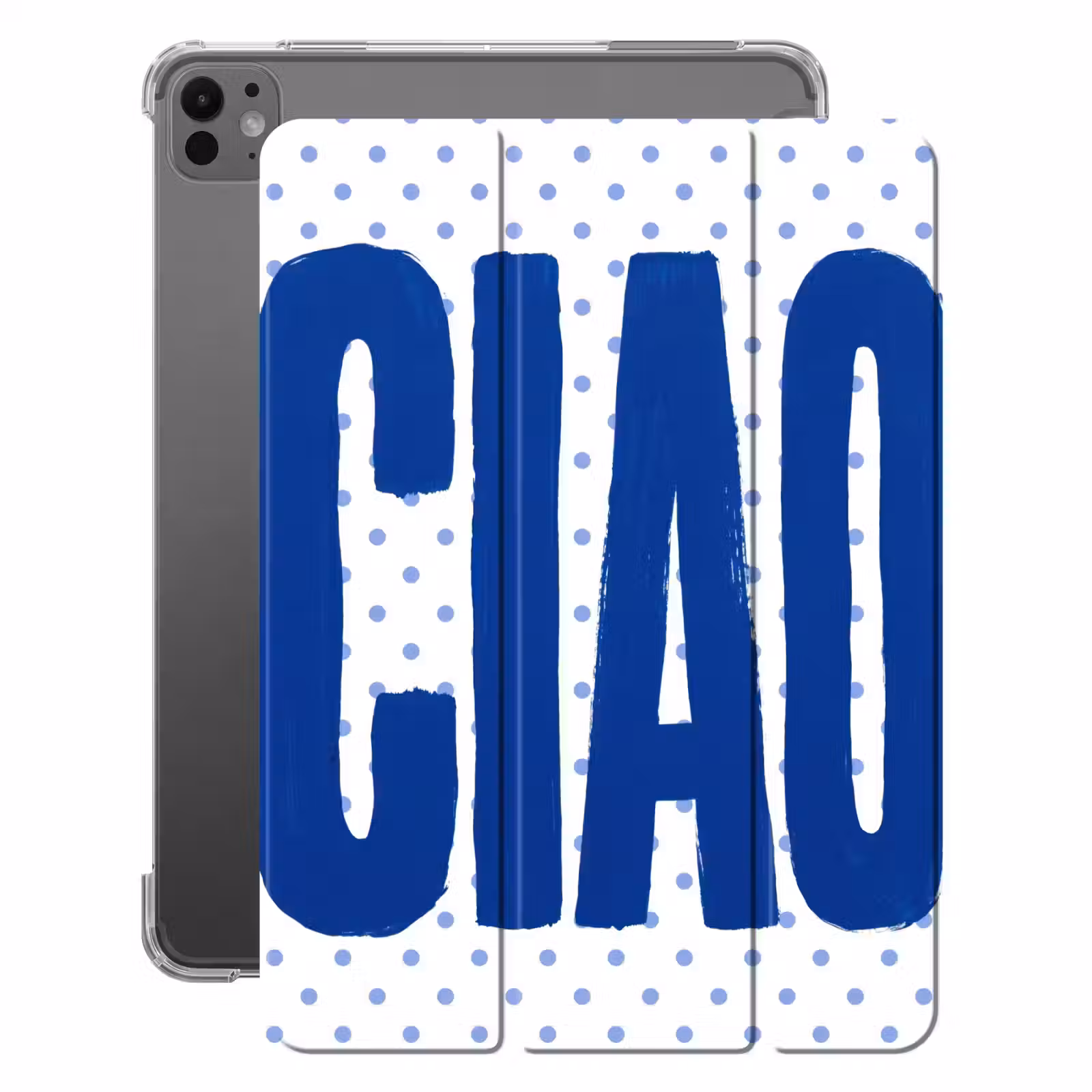 iPad-Hülle - Ciao - Blau - Tupfen — 1