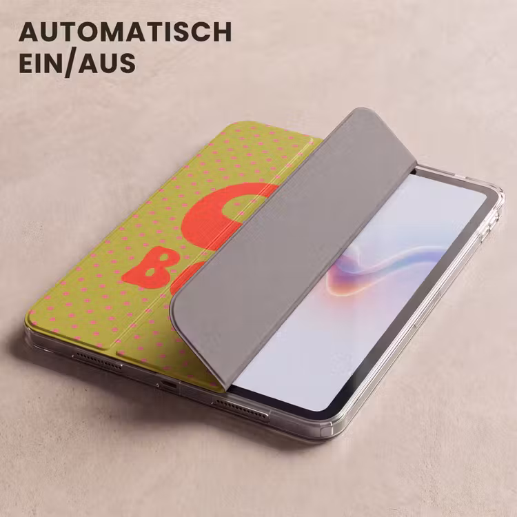iPad-Hülle - Ciao bella - Rot - Grün - Punkte — 5
