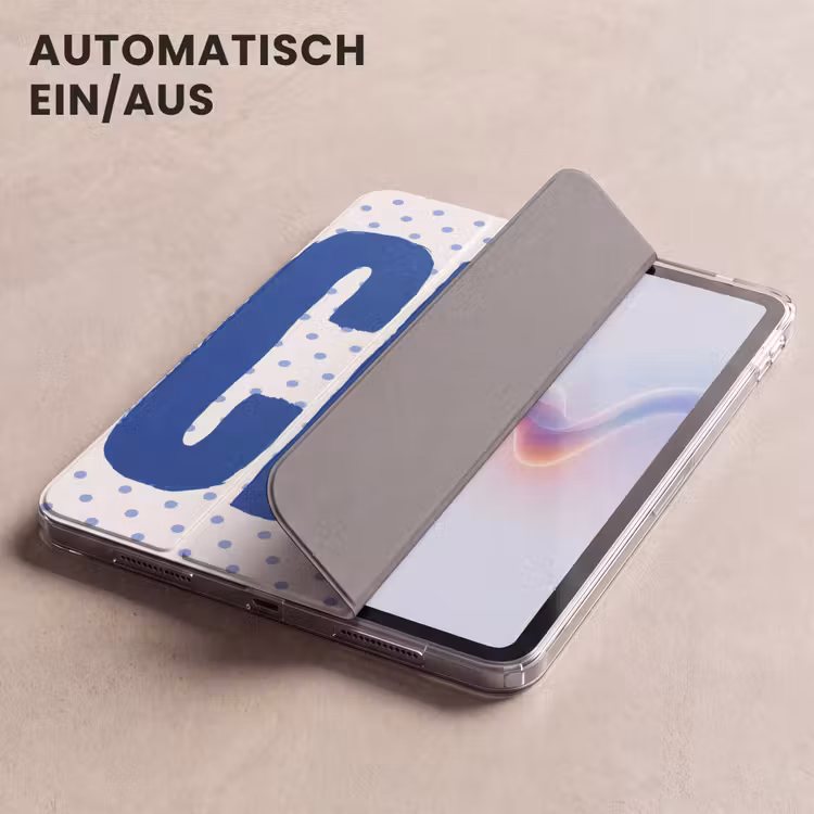 iPad-Hülle - Ciao - Blau - Tupfen — 5