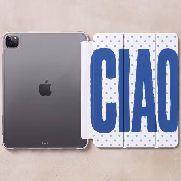 iPad-Hülle - Ciao - Blau - Tupfen — 6