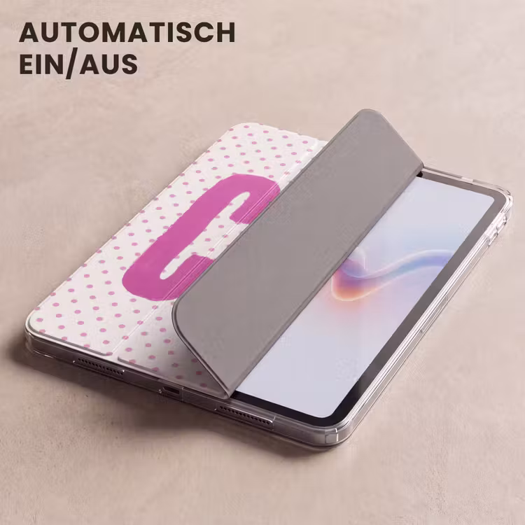 iPad-Hülle - Ciao - Punkte - Rosa - Weiß — 5