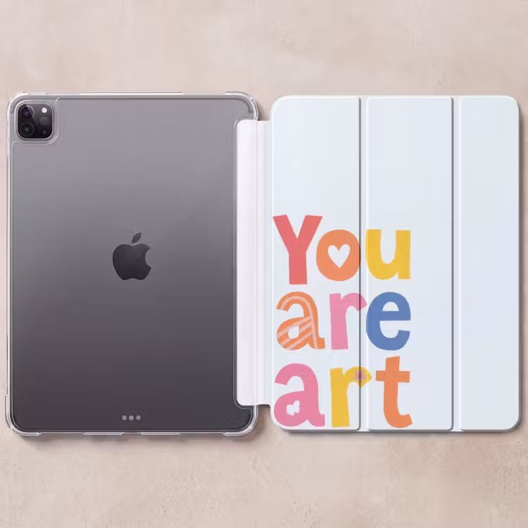 iPad-Hülle - Du bist Kunst - Bunt - Grafisch — 6