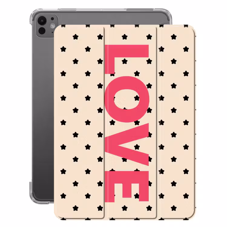 iPad-Hülle - Liebe - Punkte - Rosa — 1
