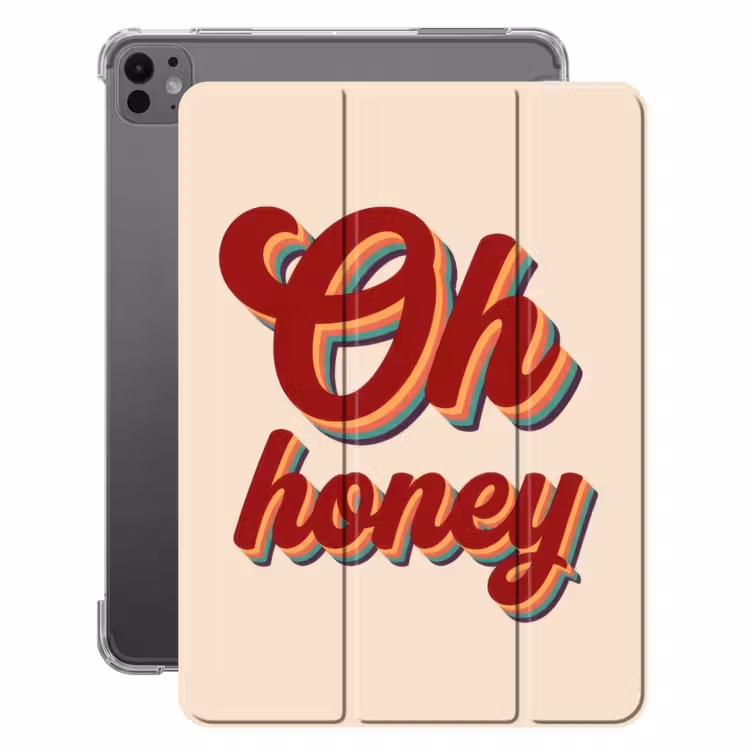 iPad-Hülle - Oh Honig - Rot - Schatten — 1