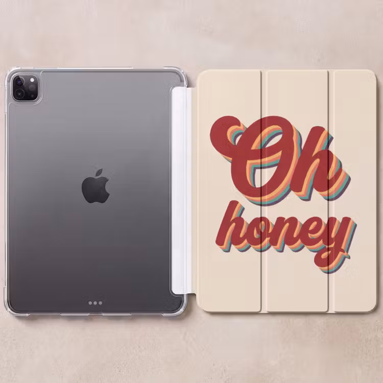 iPad-Hülle - Oh Honig - Rot - Schatten — 6