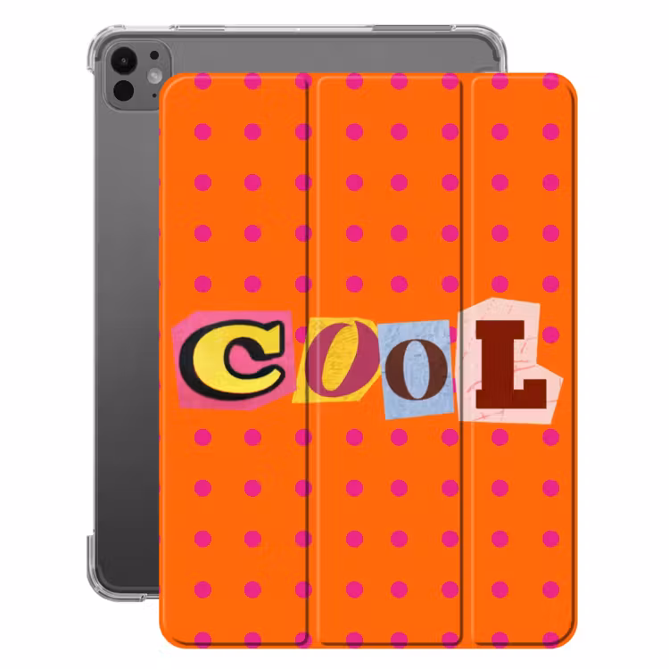 iPad-Hülle - Cool - Punkte - Orange — 1