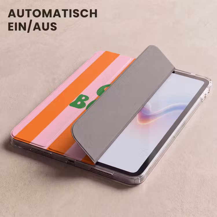 iPad-Hülle - Streifen - Orange - Vertikal - Ciao bella — 5