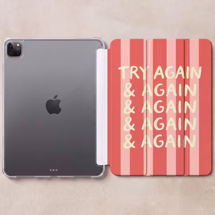 iPad-Hülle - Streifen - Rot - Erneut versuchen — 6
