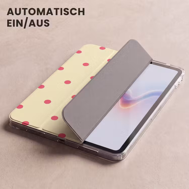 iPad-Hülle - Swag - Rosa - Punkte - Gelb — 5