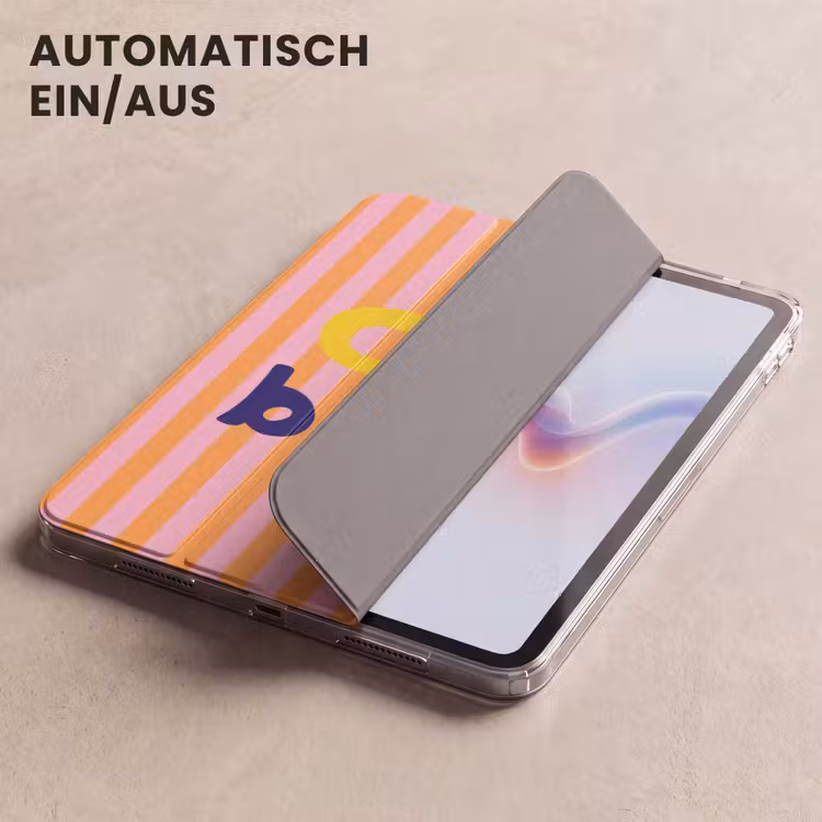 iPad-Hülle - Vertikal - Streifen - Orange - Ciao bella — 5