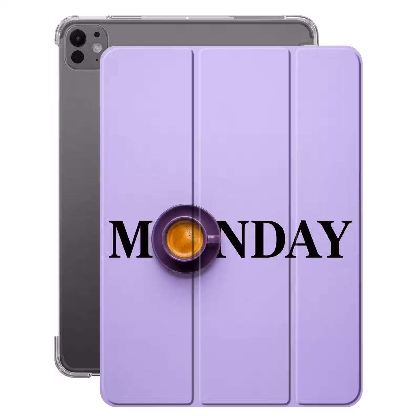iPad-Hülle - Montag - Becher - Kaffee - Lila — 1