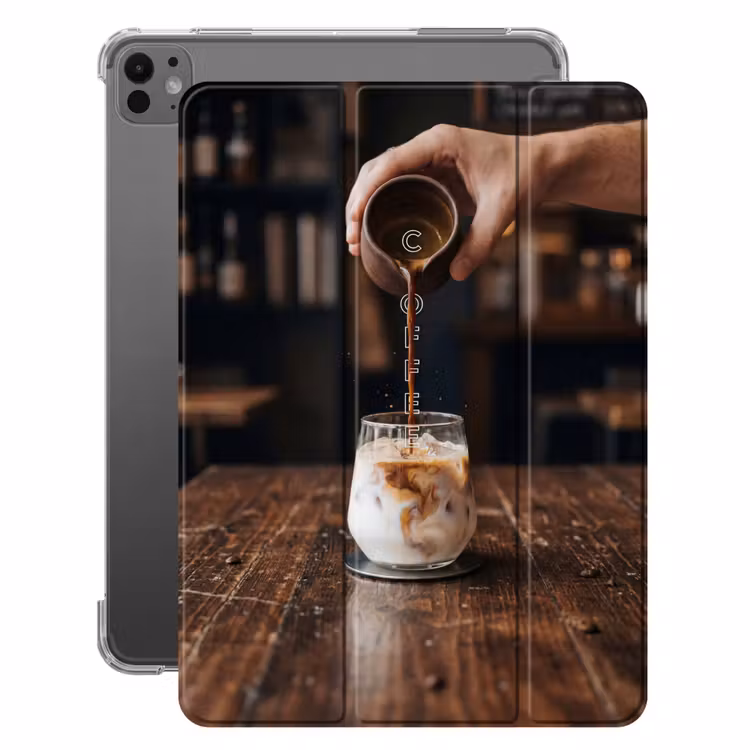 iPad-Hülle - Espresso - Milch - Kaffee — 1