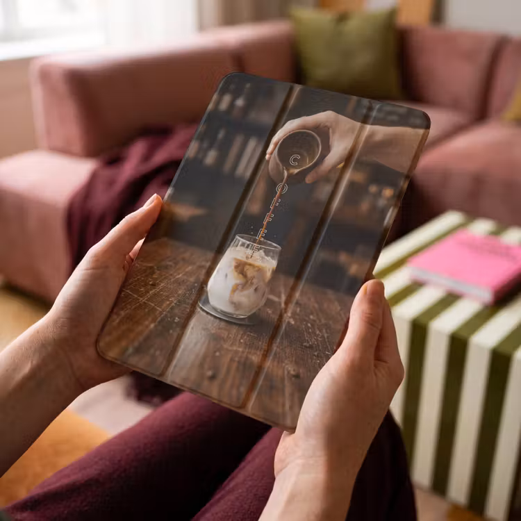 iPad-Hülle - Espresso - Milch - Kaffee — 4
