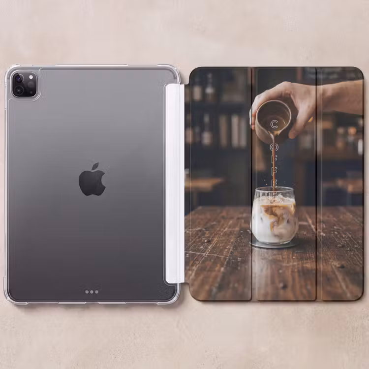iPad-Hülle - Espresso - Milch - Kaffee — 6