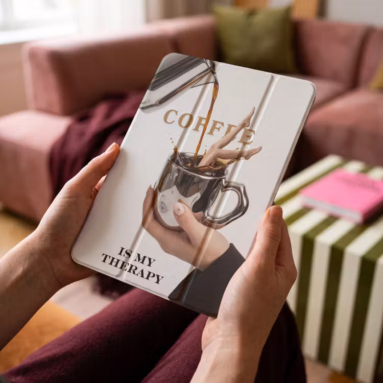 iPad-Hülle - Kaffee - Becher - Kanne - Therapie — 4