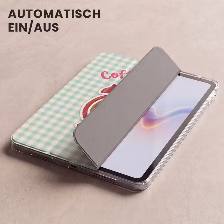 iPad-Hülle - Kaffee - Uhr - Grün — 5