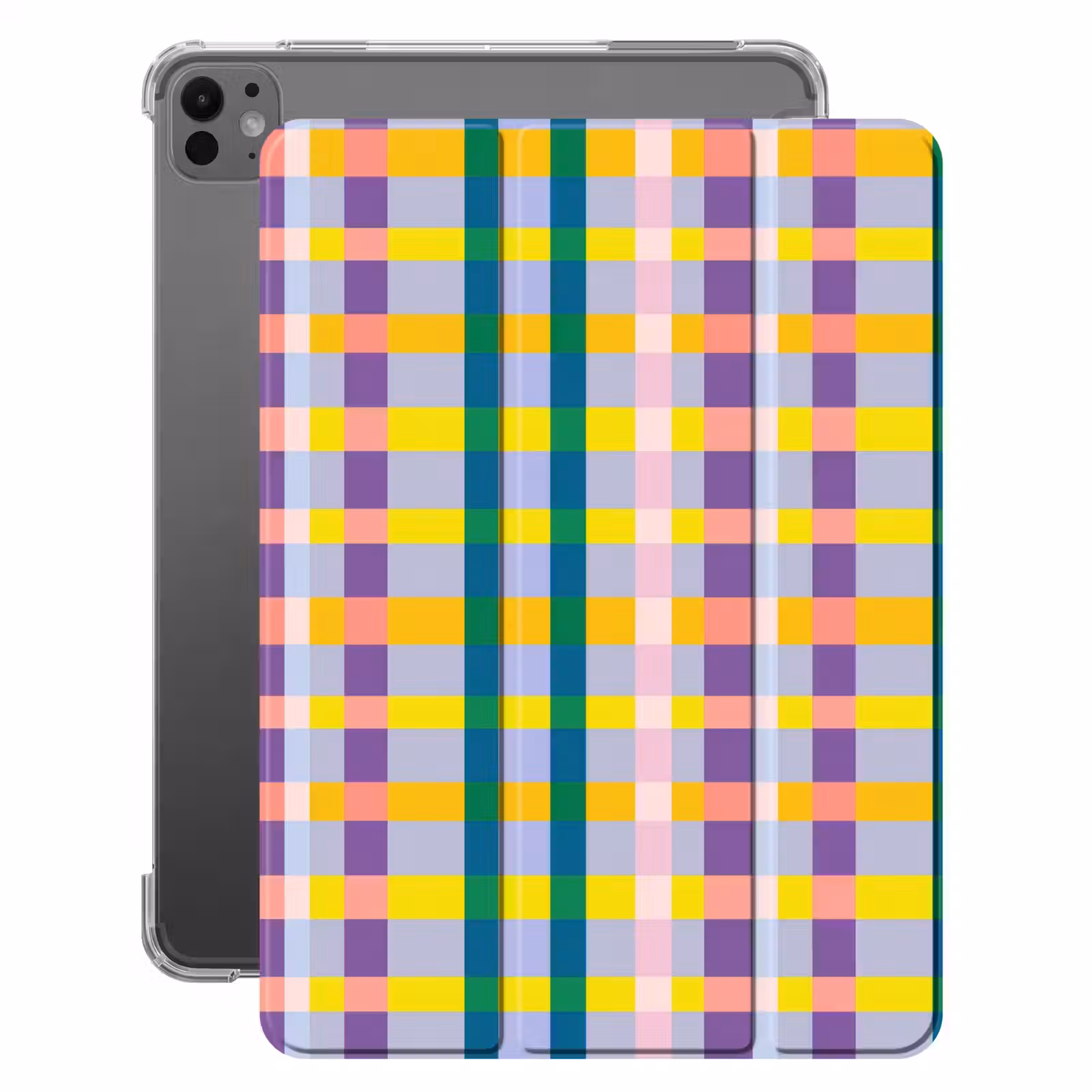 iPad-Hülle - Kariert - Muster - Farbenfroh — 1