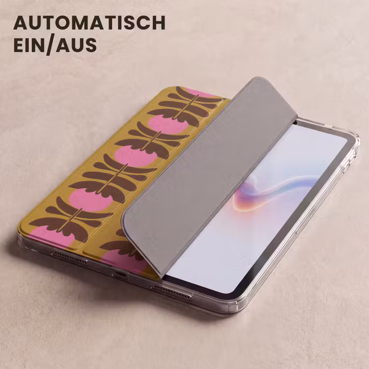 iPad-Hülle - Abstrakt - Blumen - Rosa — 5