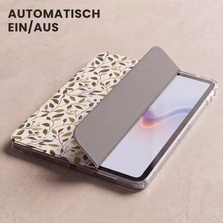 iPad-Hülle - Blätter - Beeren - Rosa — 5