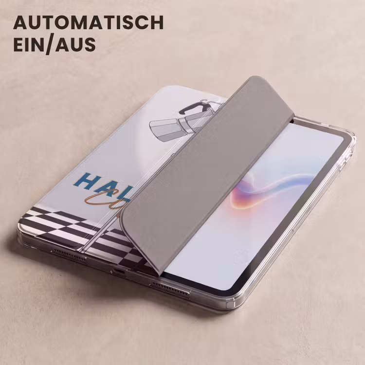 iPad-Hülle - Halb Mensch, halb Kaffee - Aufguss - Kaffee — 5
