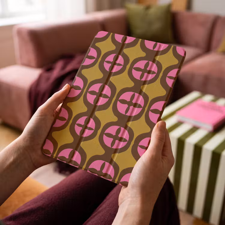 iPad-Hülle - Modern - Gemustert - Rosa — 4