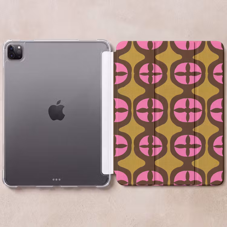 iPad-Hülle - Modern - Gemustert - Rosa — 6