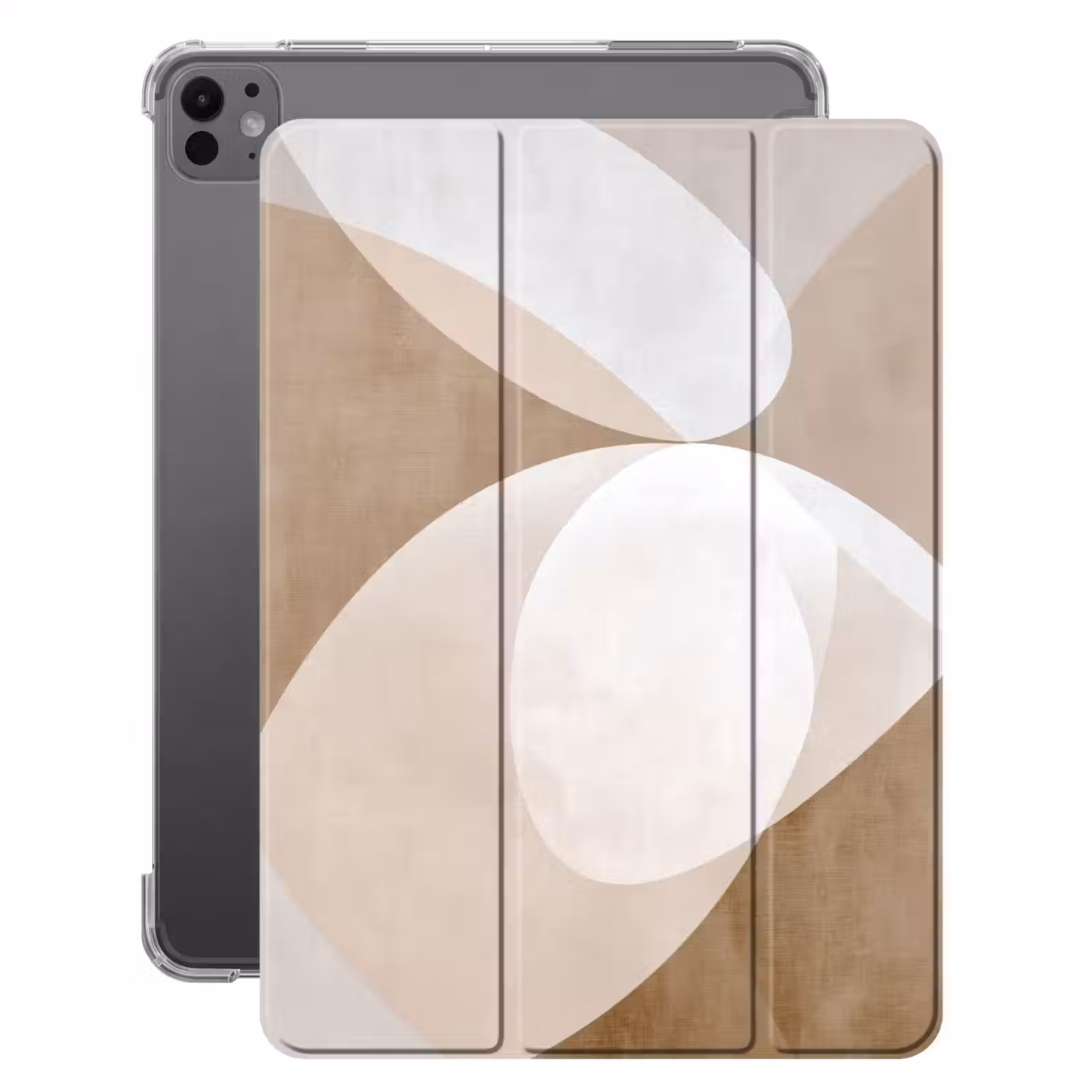 iPad-Hülle - Ovale Formen - Transparent - Weicher Übergang — 1