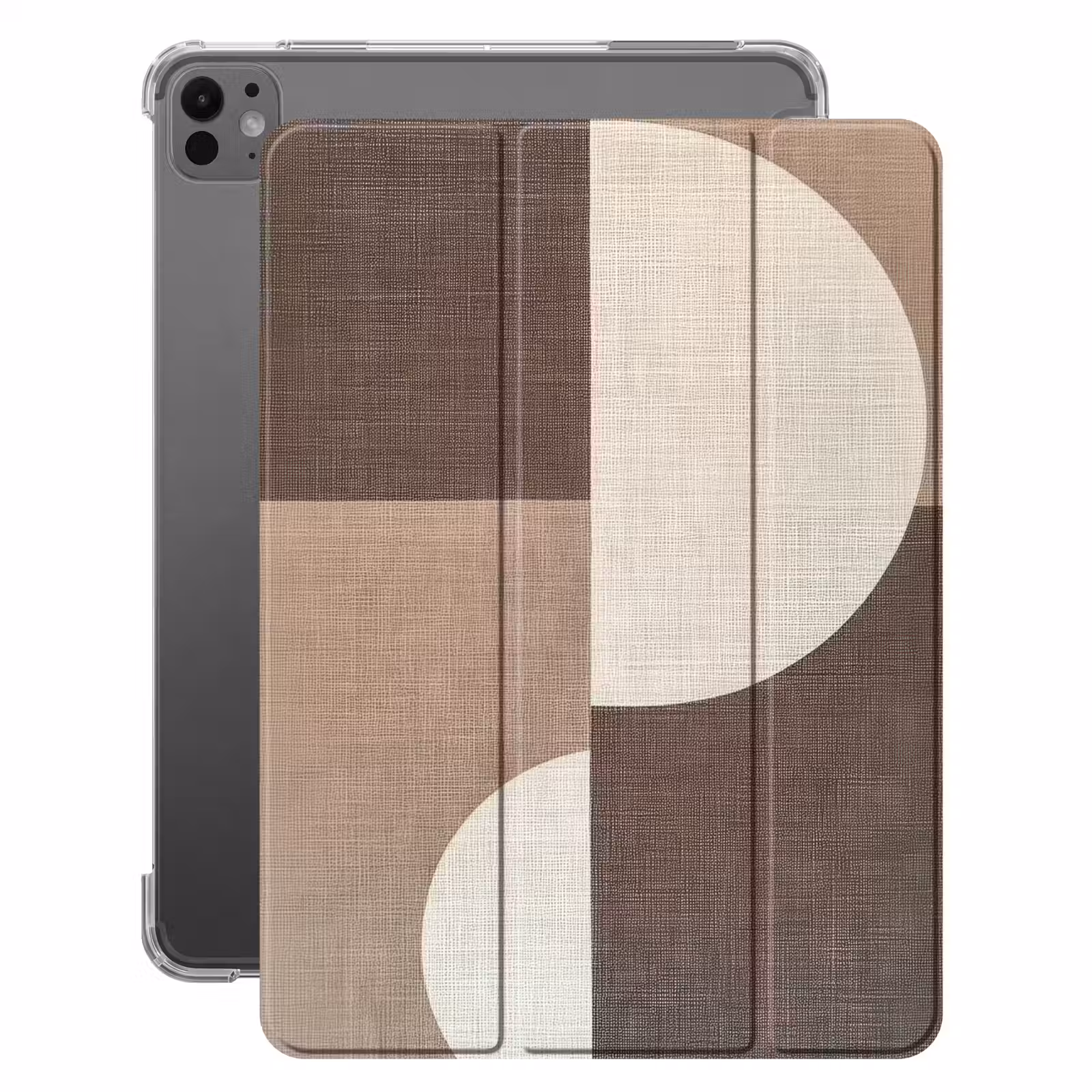 iPad-Hülle - Raster - Halbkreise - Kontrast — 1