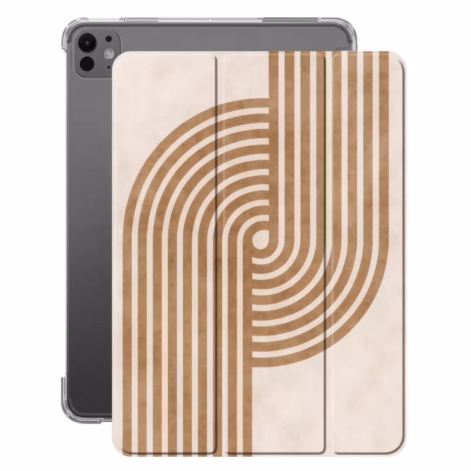 iPad-Hülle - Symmetrische Biegung - kupferfarbig — 1