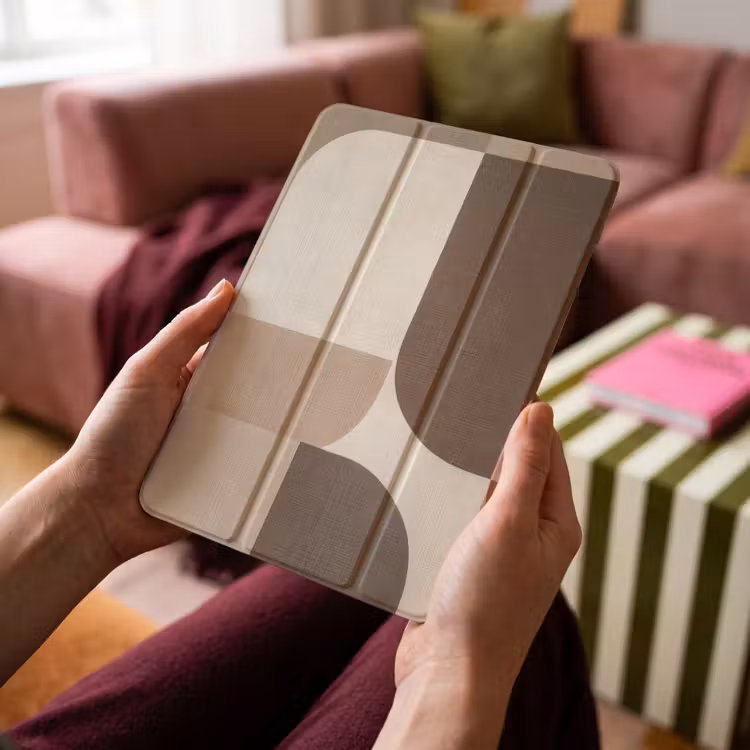 iPad-Hülle - Geometrisch - Gewebte Struktur - Modern — 4