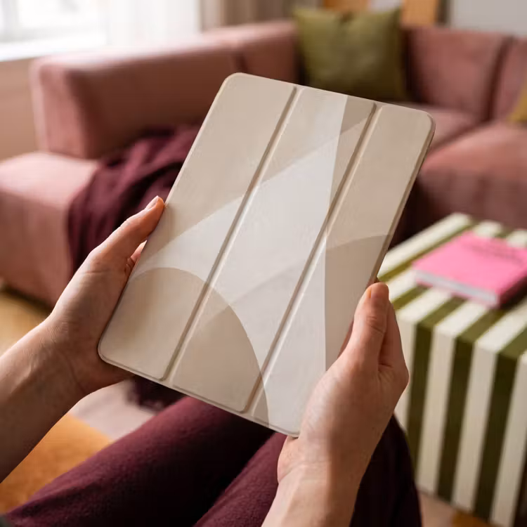 iPad-Hülle - Glatte Oberflächen - Harmonisch - Wellenförmig — 4