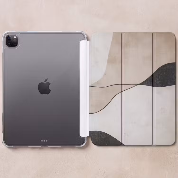 iPad-Hülle - Konturlinien - Abstrakte Landschaft — 6