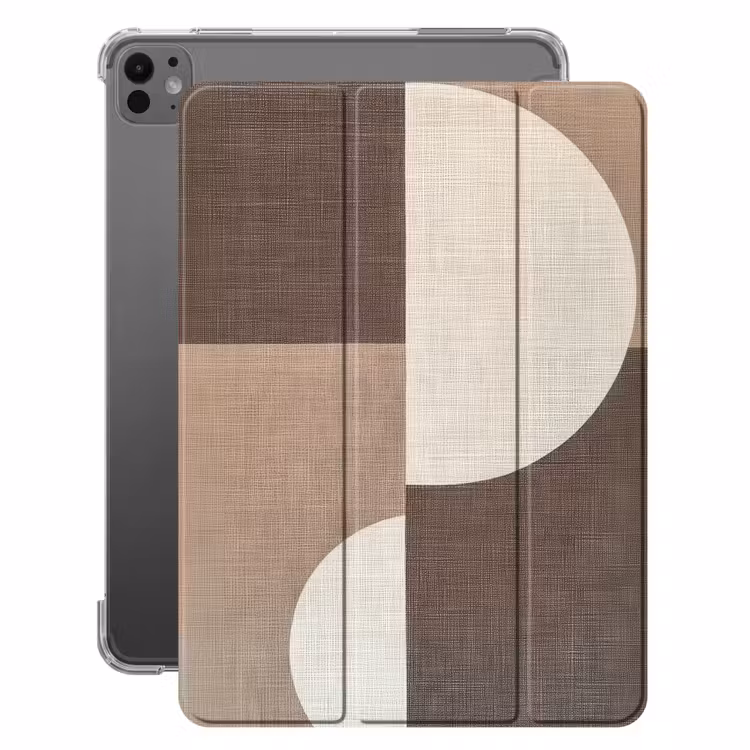iPad-Hülle - Raster - Halbkreise - Kontrast — 1
