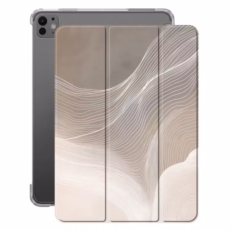 iPad-Hülle - Wellenlinien - Luftströme - Harmonisch — 1