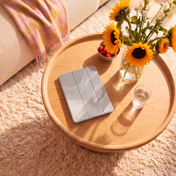 iPad-Hülle - Wellenlinien - Luftströme - Harmonisch — 2