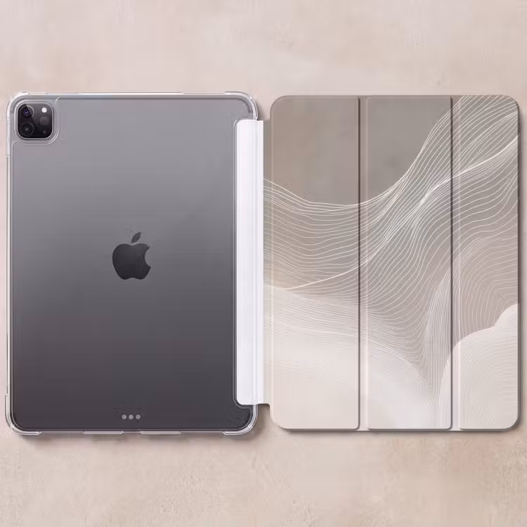 iPad-Hülle - Wellenlinien - Luftströme - Harmonisch — 6
